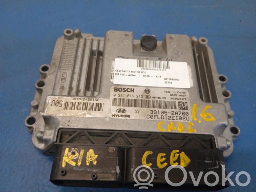 Unidad de control/módulo ECU del motor   391052A760