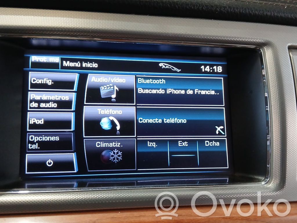 Jaguar XF X250 Wyświetlacz Head Up 