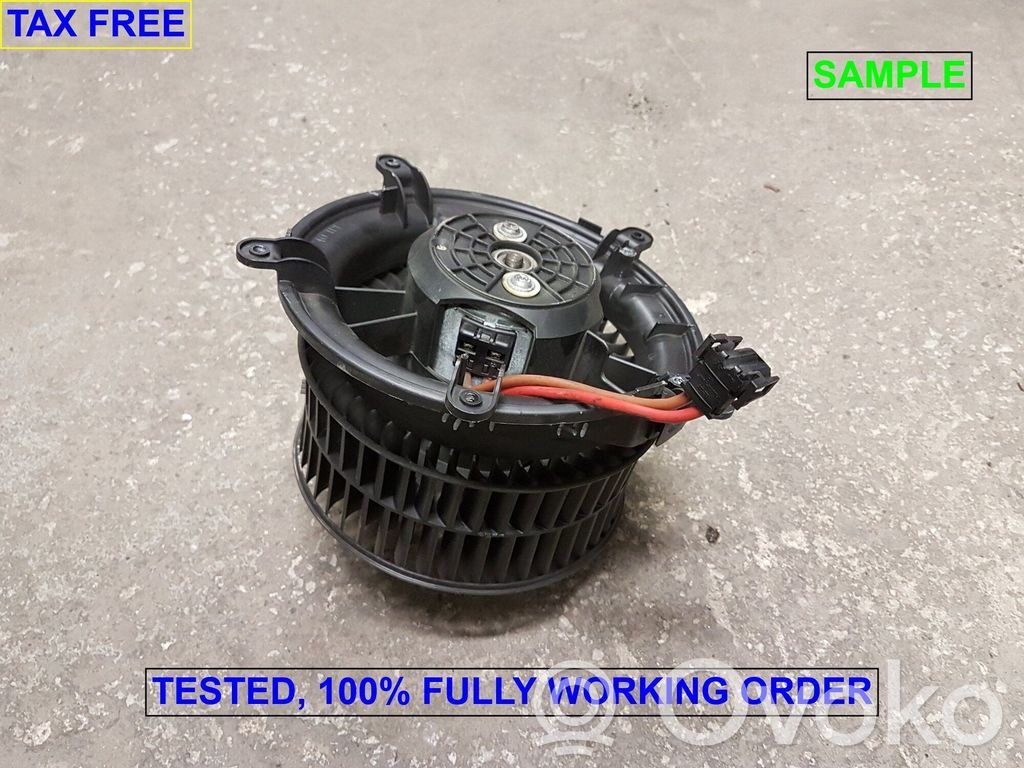 BMW 7 E65 E66 Mazā radiatora ventilators 