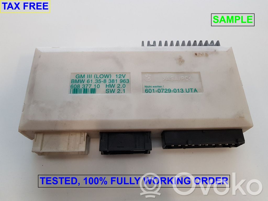 BMW 7 E38 Central body control module 