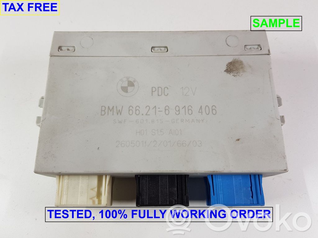 Parking PDC control unit/module   9129816,66216916406,66209129816,0024192,1501090,6904010,6916406,6921414,6942676,6958515,6985500,9112454,9116542,9119427,9129816