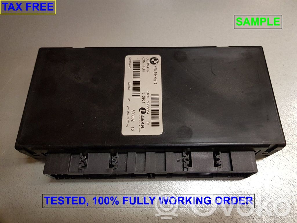 BMW 5 E60 E61 Central body control module 