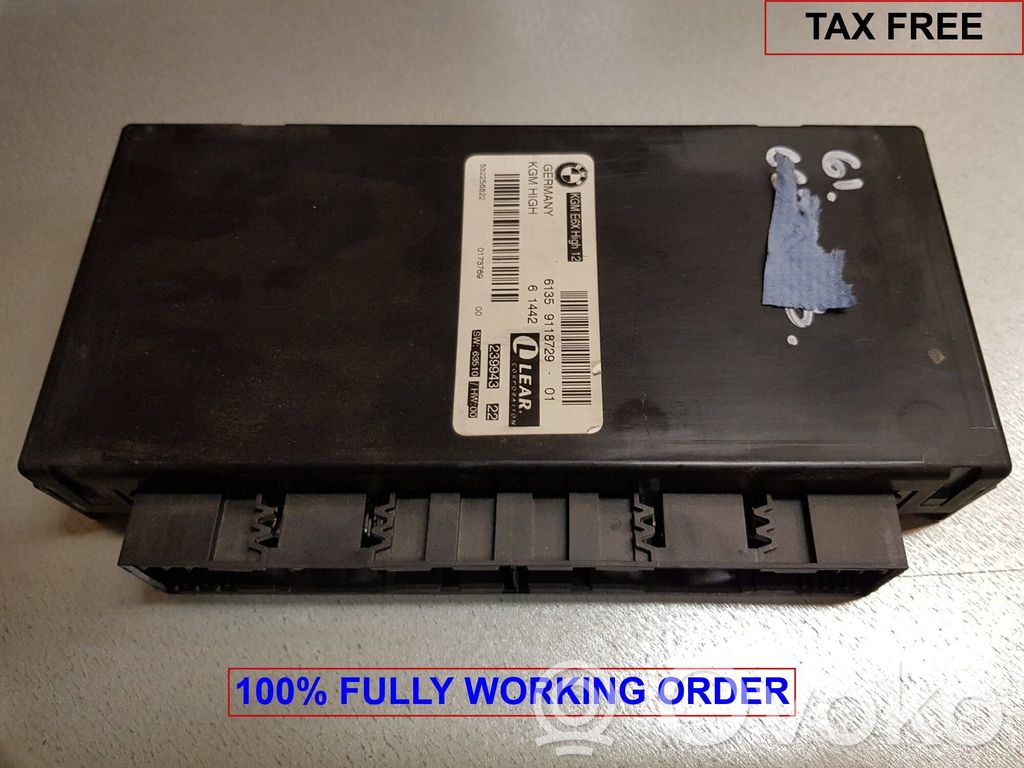 BMW 5 E60 E61 Central body control module 