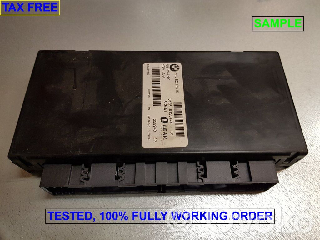 BMW 5 E60 E61 Central body control module 