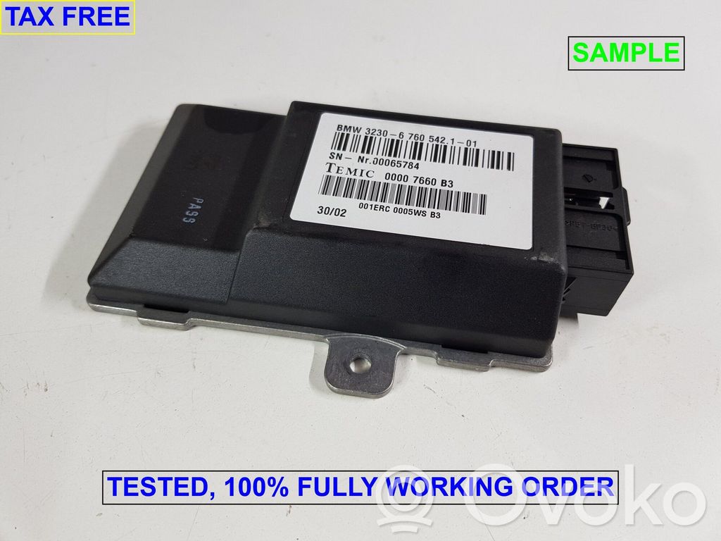BMW 7 E65 E66 Stūres regulēšanas modulis 