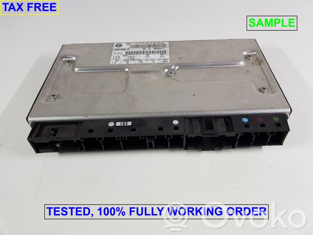 BMW 7 E65 E66 Seat control module 