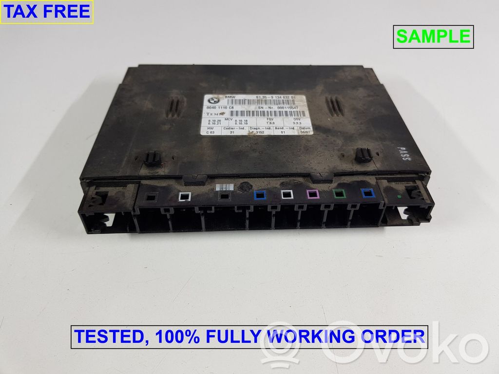 BMW 5 E60 E61 Seat control module 