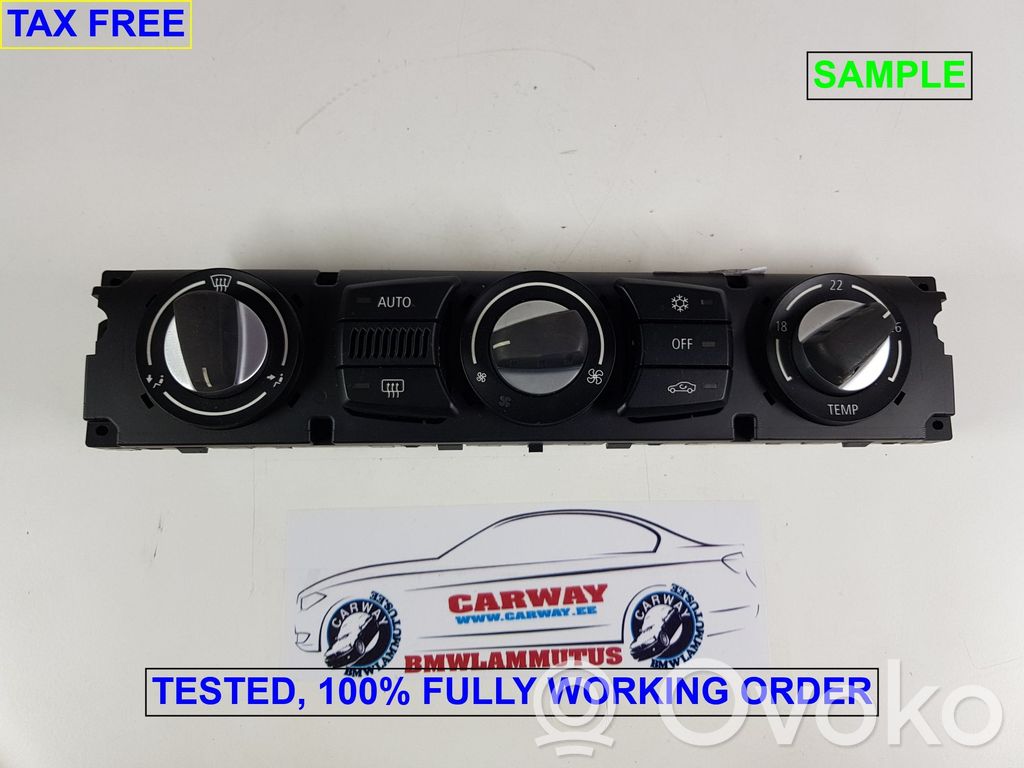 BMW 5 E60 E61 Climate control unit 