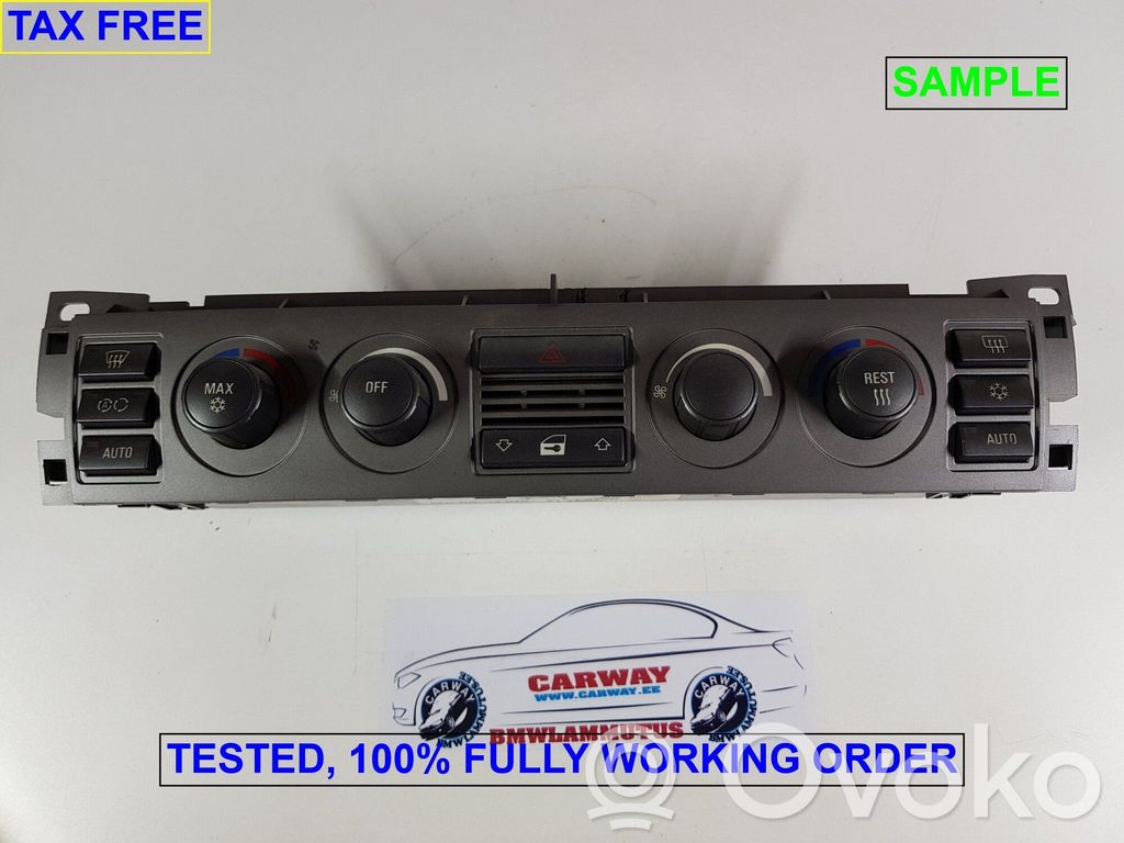 BMW 7 E65 E66 Climate control unit 