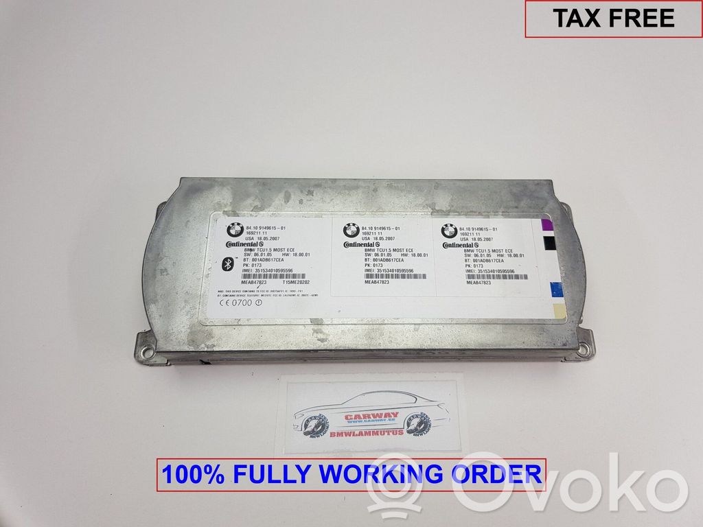 BMW 5 E60 E61 Bluetooth control unit module 