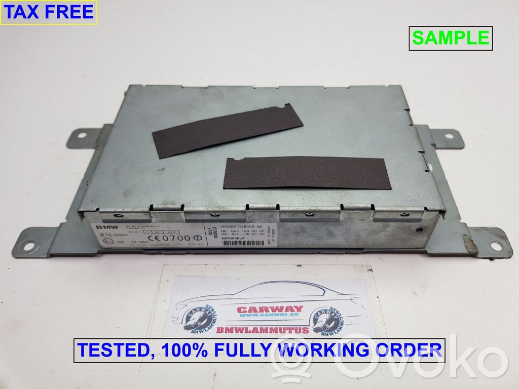 Bluetooth control unit module   9123290,84216938943,84109123290,6933283,6933284,6936332,6937609,6938784,6938943,6983330,9116725,9123290,9128722,9132539,9147516,9149656,9162982,9163348,9178862,9181378,9195246,9200821,9204545,9215184,9221029,9224673,9226711