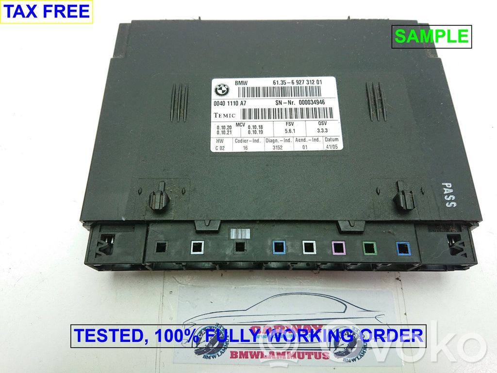 BMW 5 E60 E61 Seat control module 