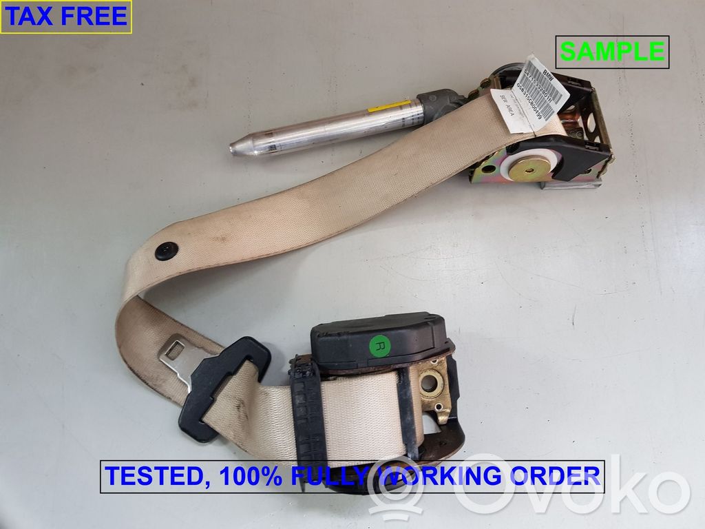 BMW 7 E65 E66 Rear seatbelt 
