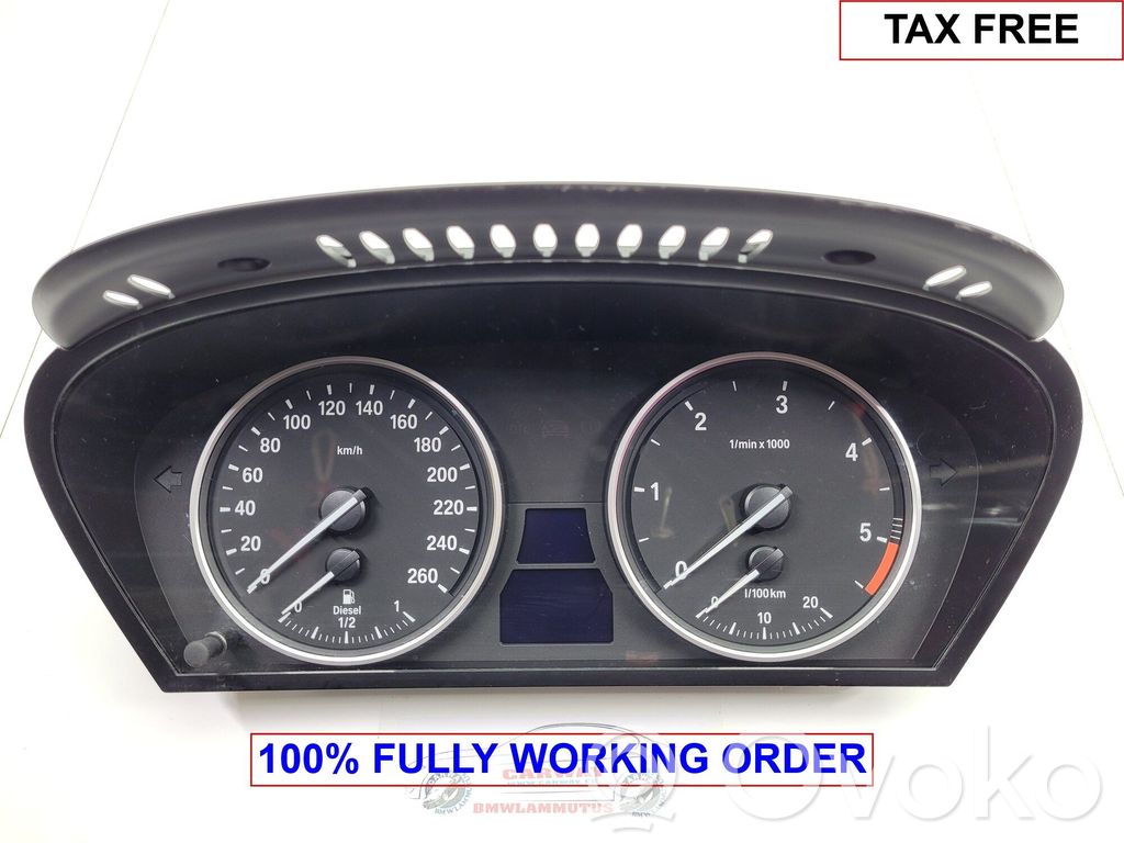 BMW 5 E60 E61 Speedometer (instrument cluster) 