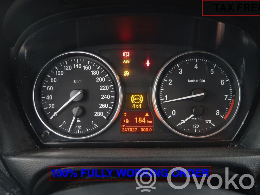BMW 3 E92 E93 Spidometrs (instrumentu panelī) 