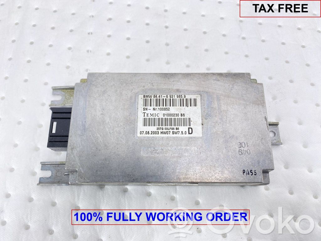 BMW 7 E65 E66 Voice control module 