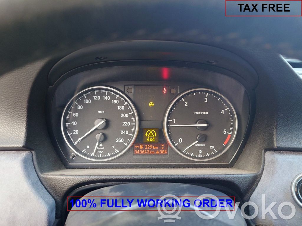 BMW 3 E90 E91 Speedometer (instrument cluster) 