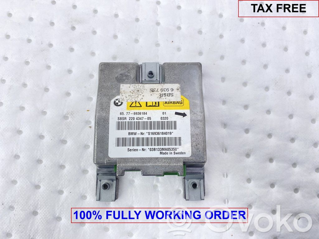 BMW 5 E60 E61 Airbag control unit/module 