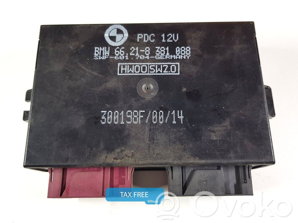 Pysäköintitutkan (PCD) ohjainlaite/moduuli   8381088,8363547,66218381088,6900270,6904023,6916405,6921415,6942675,6958516,6985501,8370872,8381088,8385232,9112463,9116543,9119428