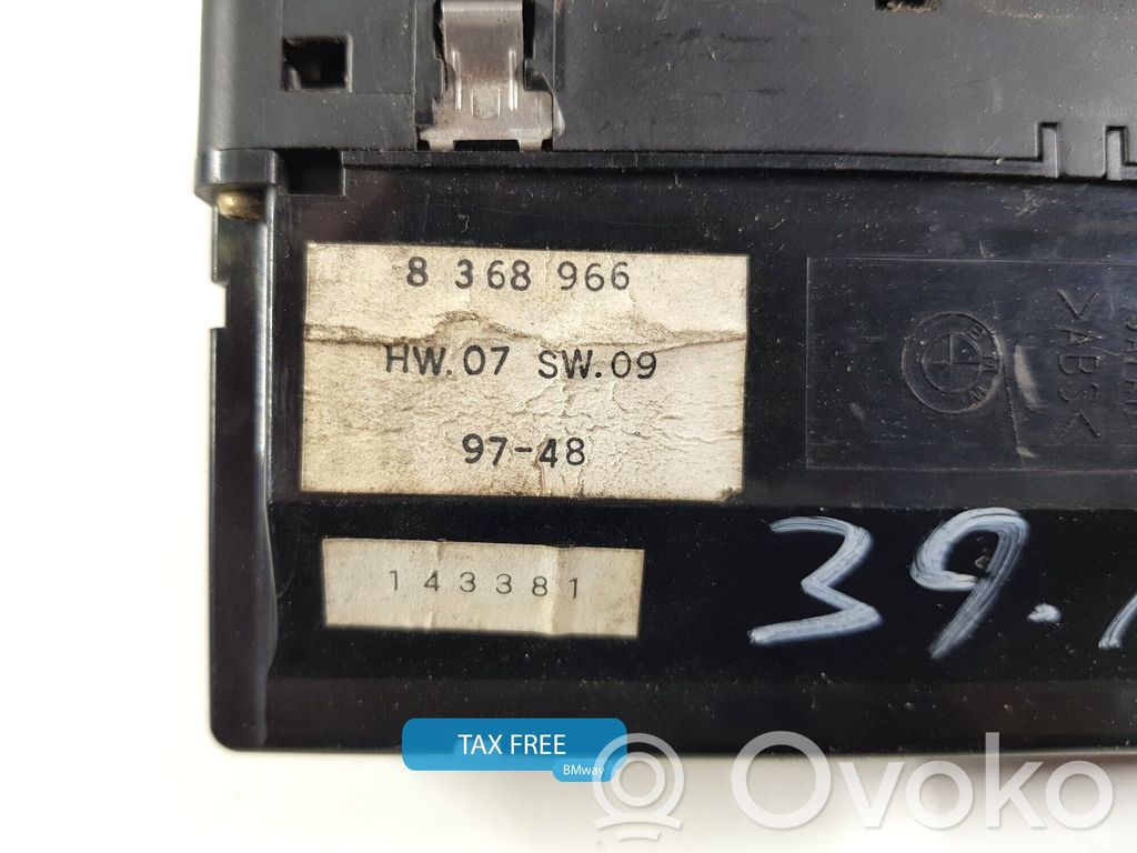 BMW 7 E38 Interruptor de la ventanilla de ventilación 