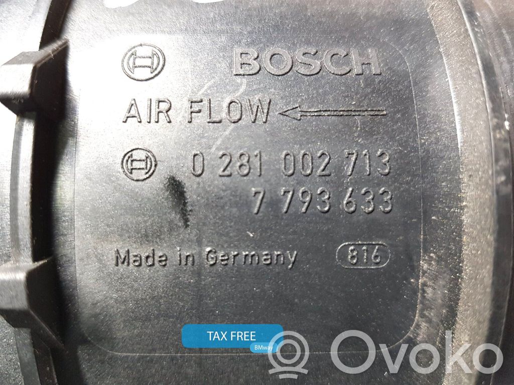 BMW 5 E60 E61 Ilmamassan virtausanturi 