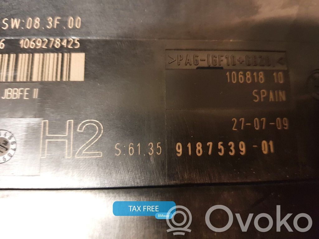 Other control units/modules   9187545,61359187539,61359187545,9144390,9171160,9176887,9177988,9185689,9187539,9187545,9219283,9226337,9227190,9229883,9234003,9247476,9253486,9264577,9267209,9267424,9286790,9298948,9305739