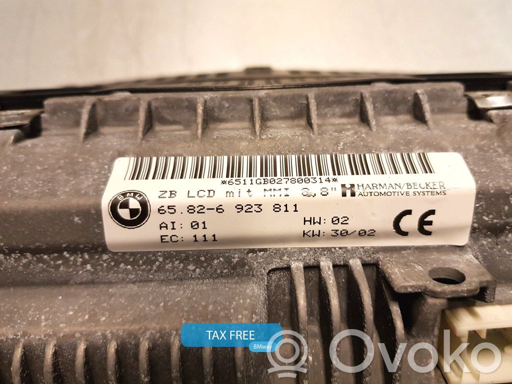 BMW 7 E65 E66 Bildschirm / Display / Anzeige 