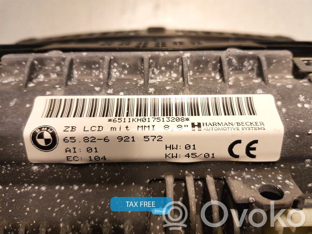 BMW 7 E65 E66 Bildschirm / Display / Anzeige 