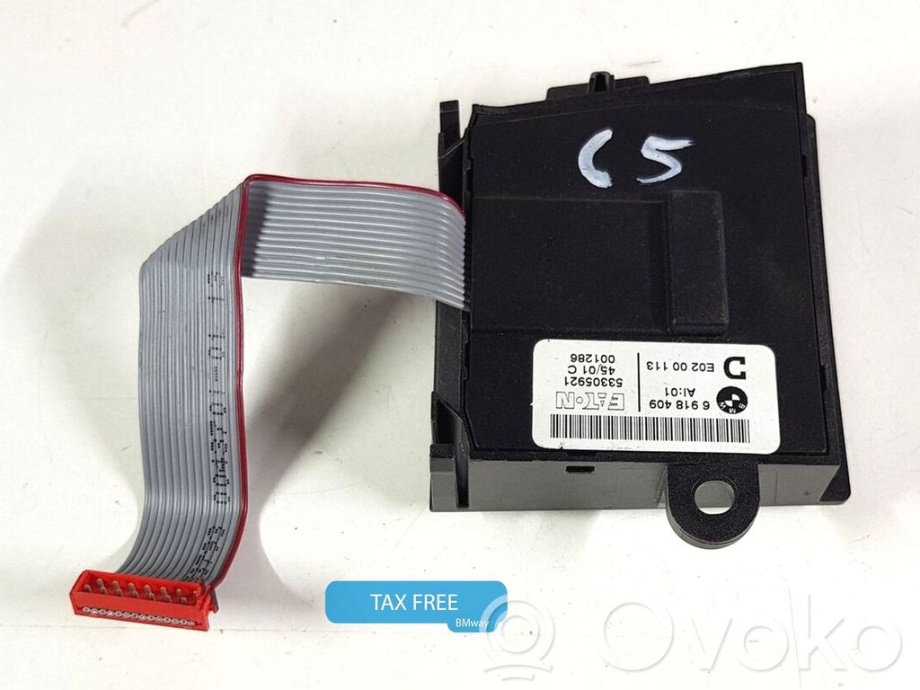 BMW 7 E65 E66 Interruttore di controllo del sedile 