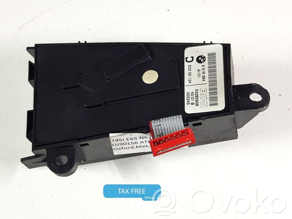 BMW 7 E65 E66 Interruptor de control del asiento 