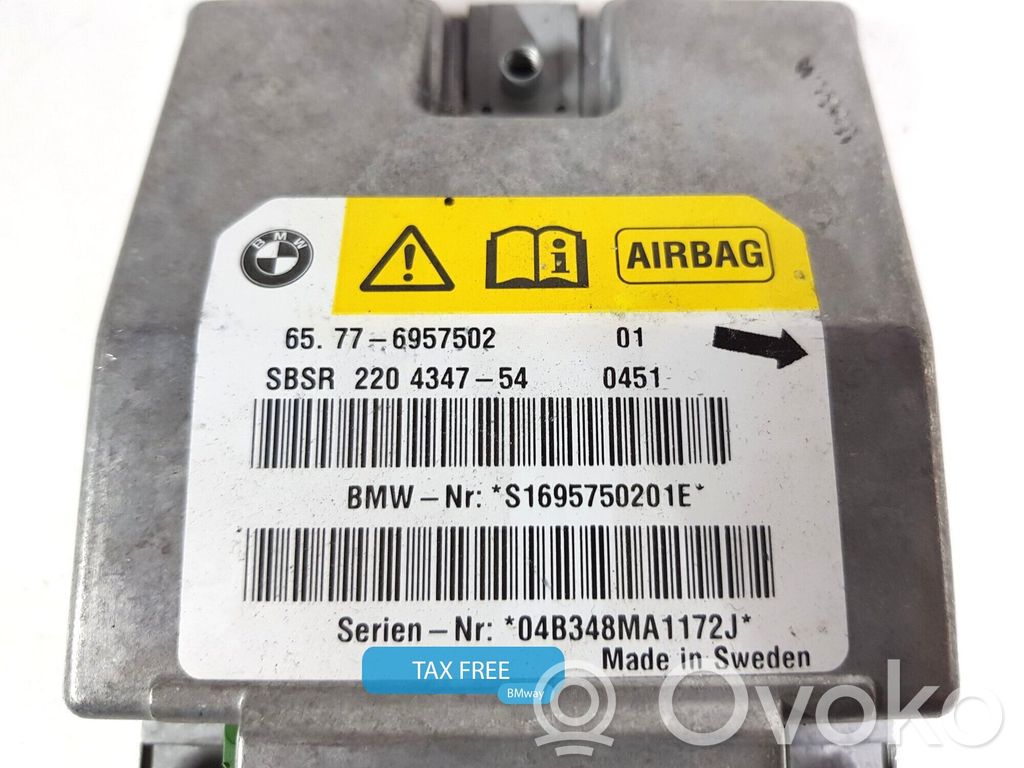 BMW 5 E60 E61 Sterownik / Moduł Airbag 