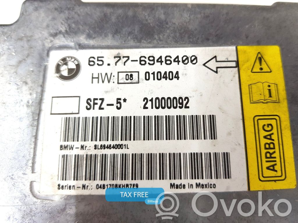 Turvatyynyn ohjainlaite/moduuli   6976465,65776946400,65776976465,6935848,6936026,6937692,6939287,6941018,6946400,6952993,6963024,6976465