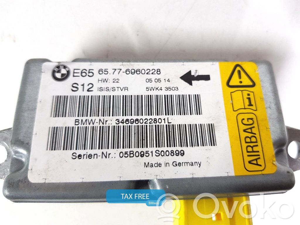 Turvatyynyn ohjainlaite/moduuli   6970908,65776960228,65776970908,0153405,0305774,0391432,0393593,0407254,0412294,0413029,0414768,6946104,6960228,6970907,6970908