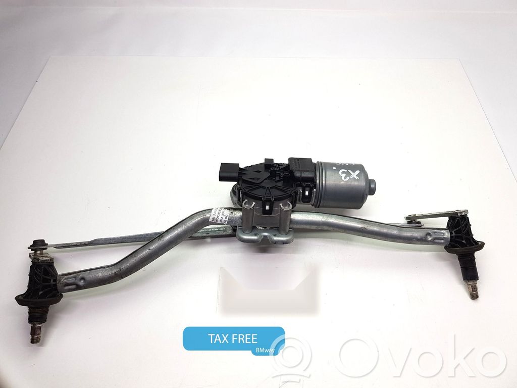 BMW X3 E83 Wischergestänge Wischermotor vorne 