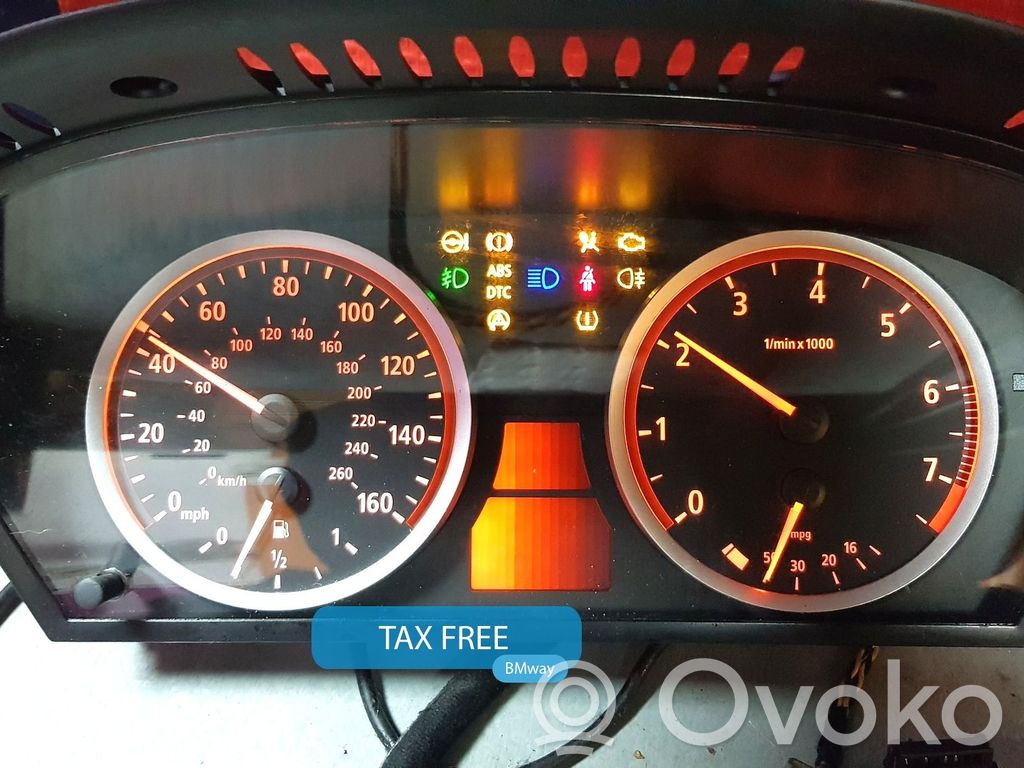 BMW 5 E60 E61 Tachimetro (quadro strumenti) 