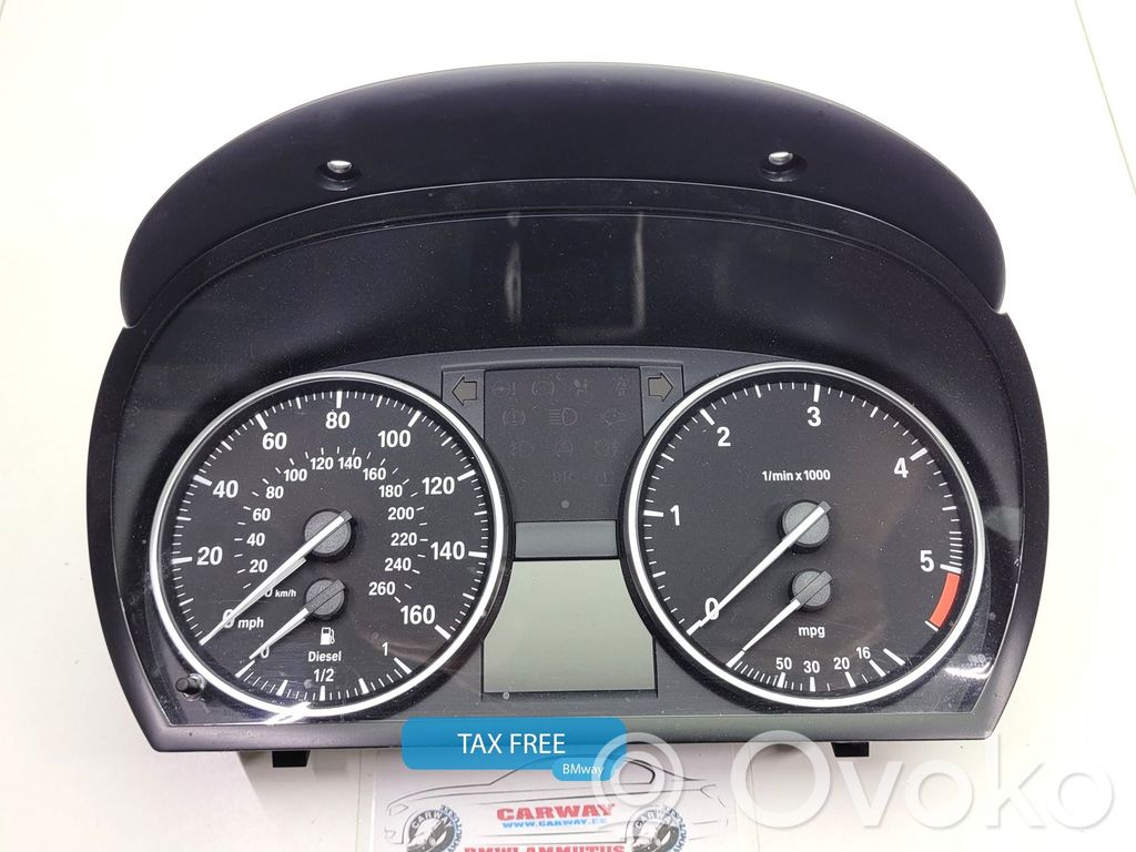 BMW 3 E90 E91 Vitezometru (grup de instrumente) 