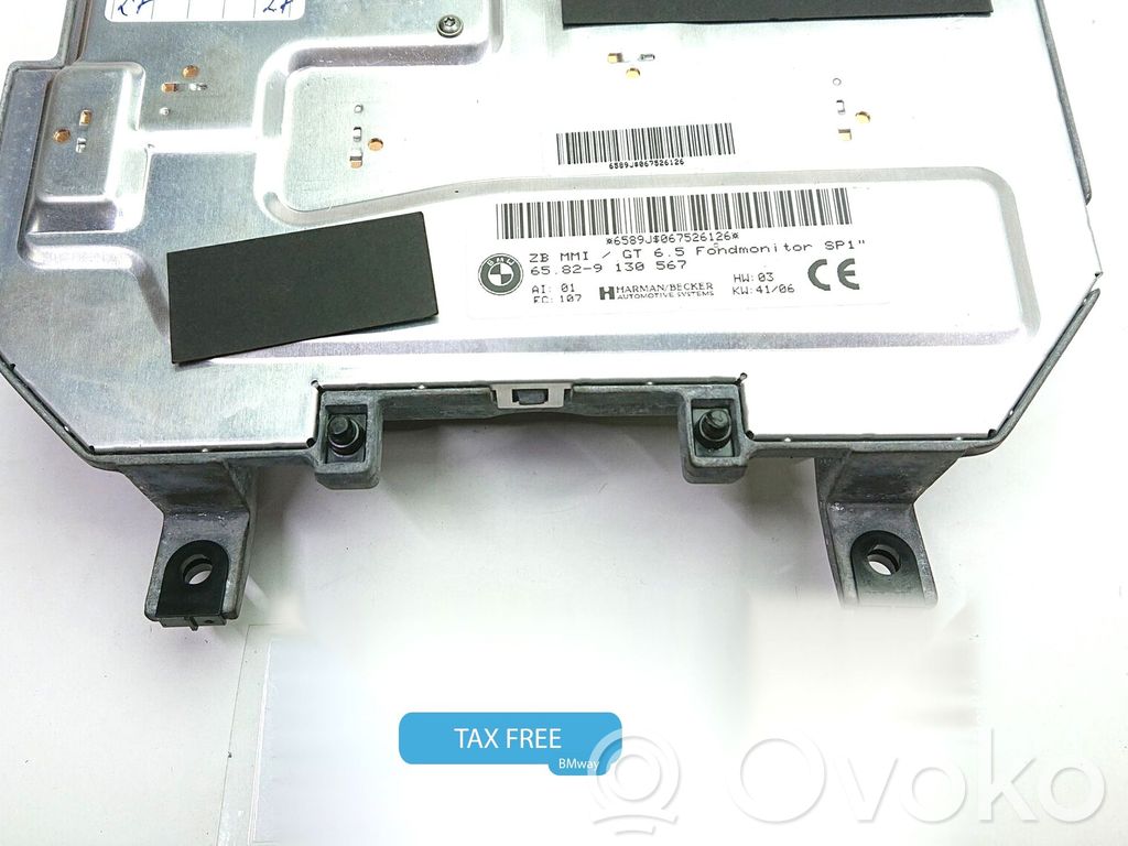 BMW 7 E65 E66 Pantalla/monitor/visor 