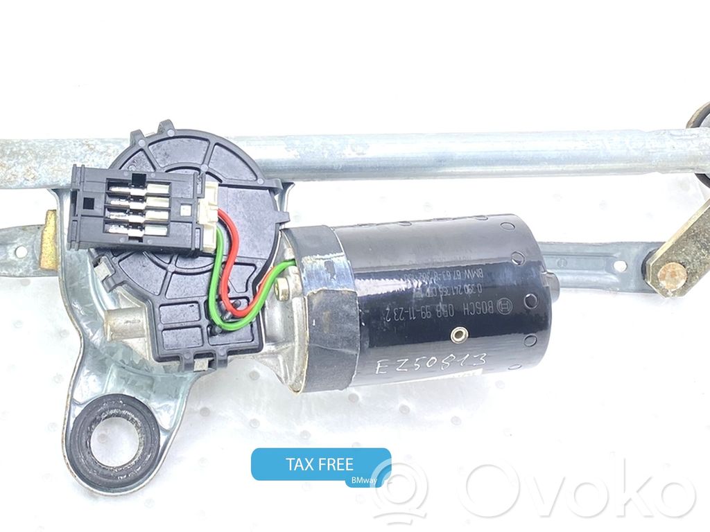 BMW 3 E46 Mechanizm i silniczek wycieraczek szyby przedniej / czołowej 