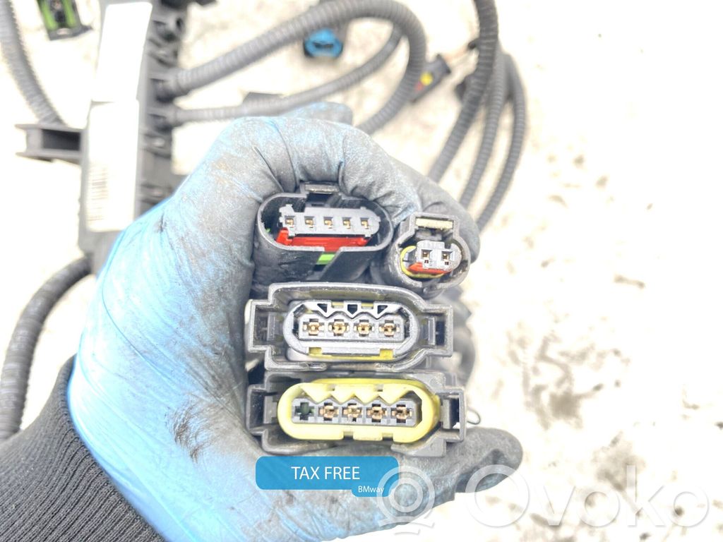 BMW 5 E60 E61 Motorkabelbaum Leitungssatz 