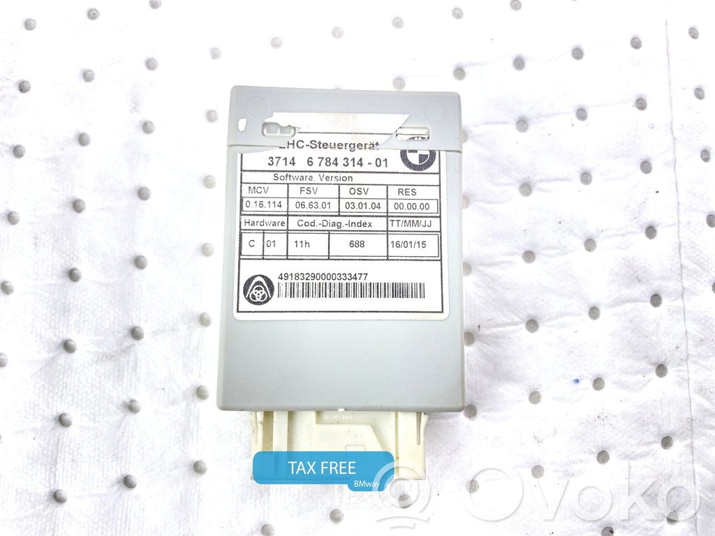Módulo de control de la suspensión neumática (trasera)   6784314,61359266274,37146784314,6760530,6761387,6761460,6764533,6766280,6769834,6770411,6784314,9266274