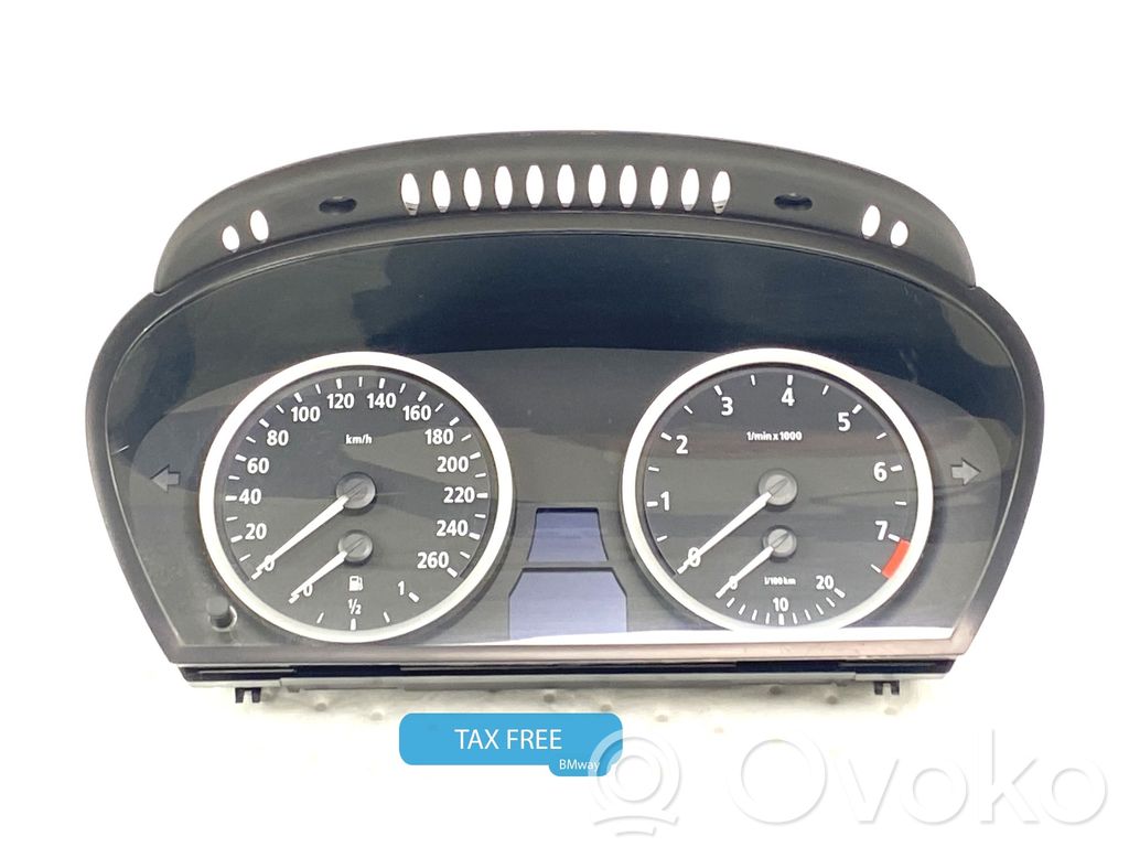 BMW 5 E60 E61 Velocímetro (tablero de instrumentos) 