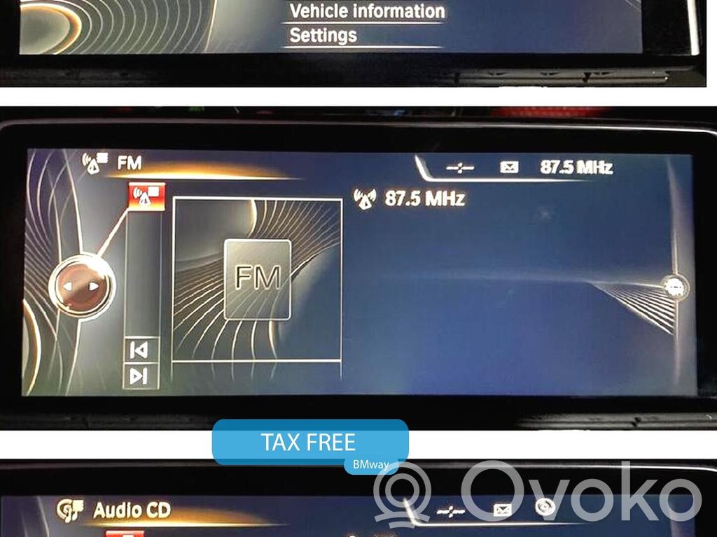 BMW X5 F15 Unitate principală radio/CD/DVD/GPS 