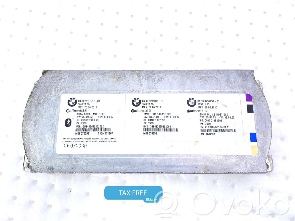 BMW 3 E90 E91 Modul unitate control Bluetooth 
