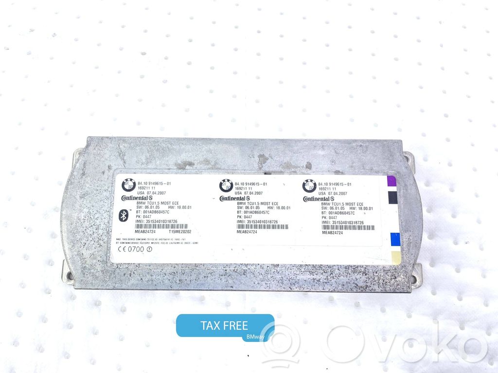 BMW 5 E60 E61 Modul unitate control Bluetooth 