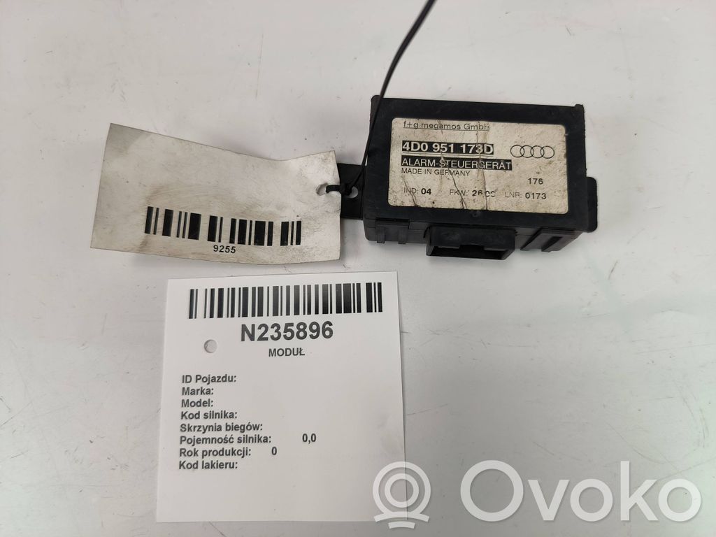 Alarm control unit/module   4D0951173D
