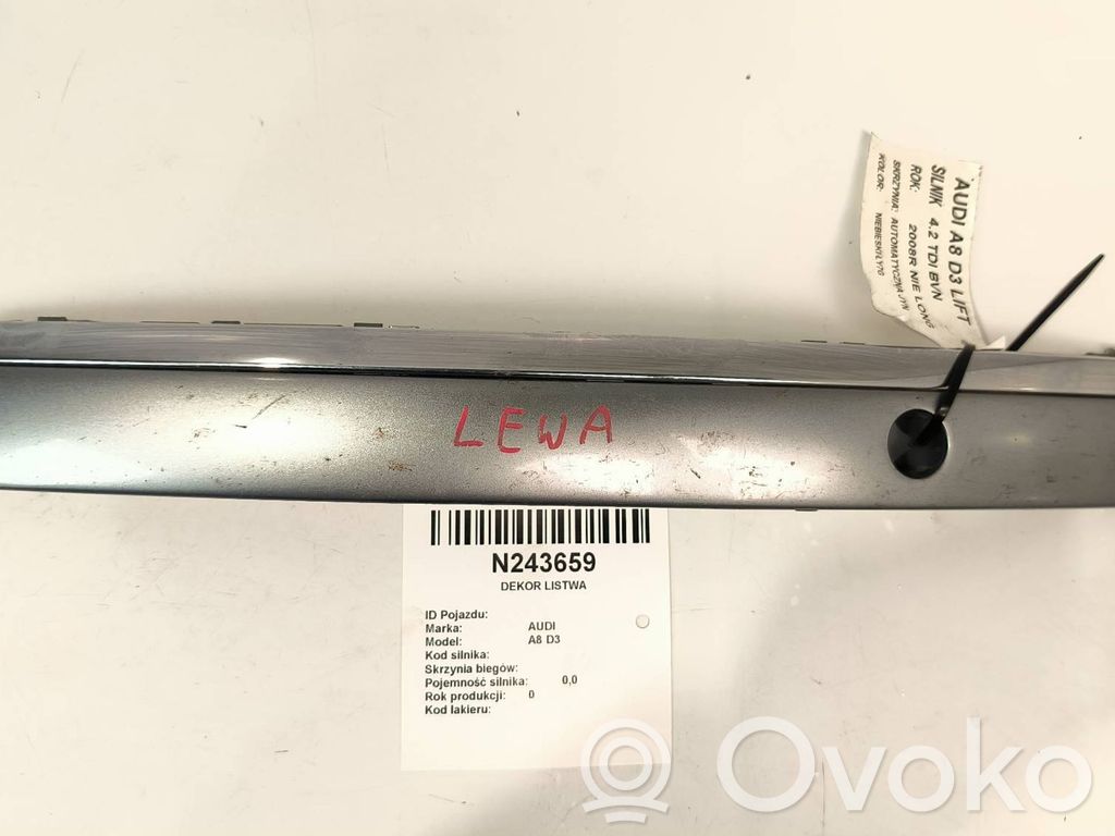 Front bumper splitter molding   4E0807223AB,400300061