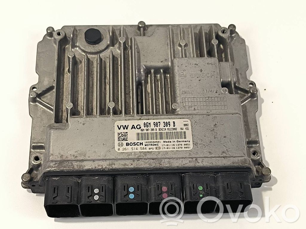 Engine control unit/module ECU   06M907309B,0261S14584