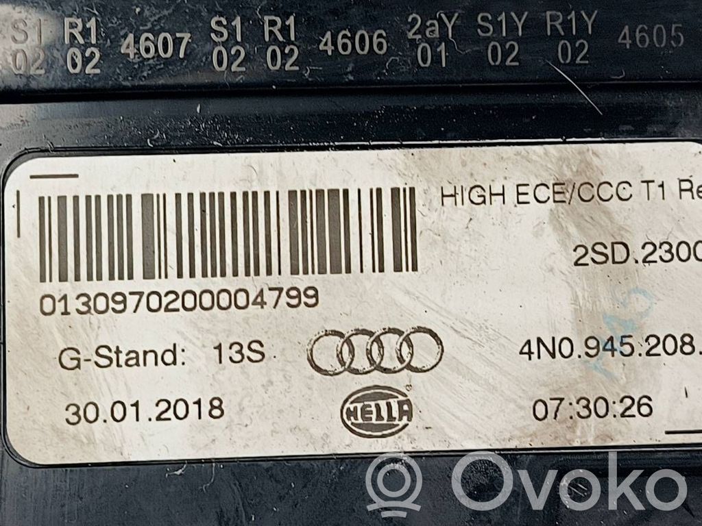 Audi A8 S8 D5 Takaluukun takavalot 