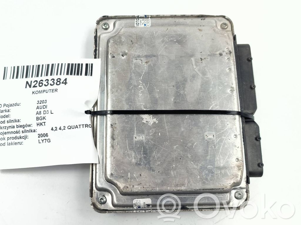 Audi A8 S8 D3 4E Motorsteuergerät/-modul 