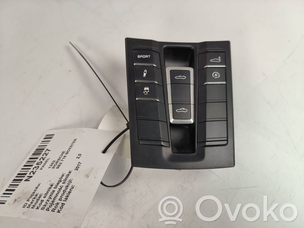 Porsche Boxster 982 Otros interruptores/perillas/selectores 